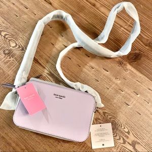 Kate Spade Lavender Crossbody Leather Bag